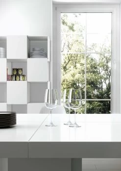 Eettafel Mundus 150 X 150 Cm - Hoogglans Wit -Collectie Woonkamermeubels 9500.612619 Dusk 150 High Gloss White 7 9ff0