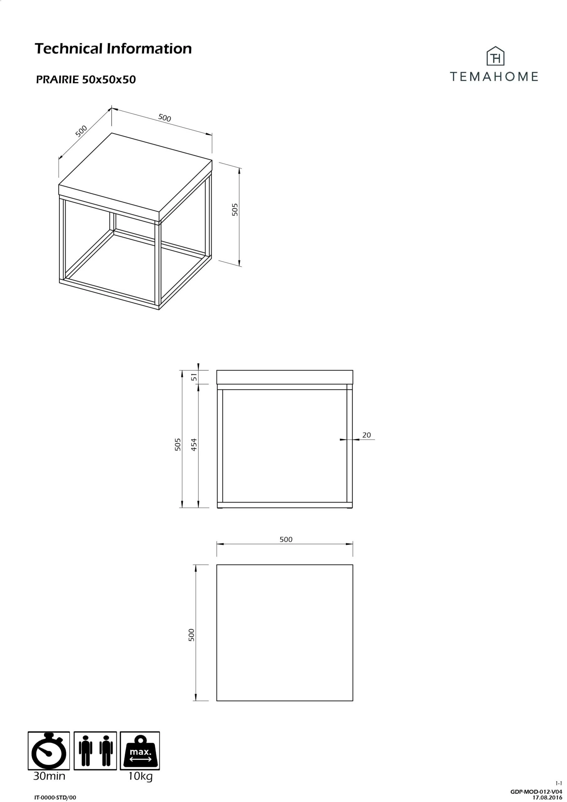 Bijzettafel Prairie - Zwart Marmer/chroom 2 Bijzettafel Prairie - Zwart Marmer/chroom - Afbeelding 2