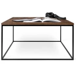 Salontafel Gleam 75x75 - Roest/staal