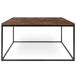 Salontafel Gleam 75x75 - Roest/staal 6 Salontafel Gleam 75x75 - Roest/staal -Collectie Woonkamermeubels 9500.626623 Gleam 75 Rusty Black Steel 4 e23e