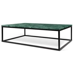 Salontafel Prairie - Groen Marmer/staal 8 Salontafel Prairie - Groen Marmer/staal -Collectie Woonkamermeubels 9500.626692 Prairie 120 green marble with black feet 2 66b6