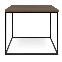 Bijzettafel Gleam 50x50 - Walnoot/staal 14 Bijzettafel Gleam 50x50 - Walnoot/staal -Collectie Woonkamermeubels 9500.628788 Gleam 50 Walnut Black Steel 1 94e1