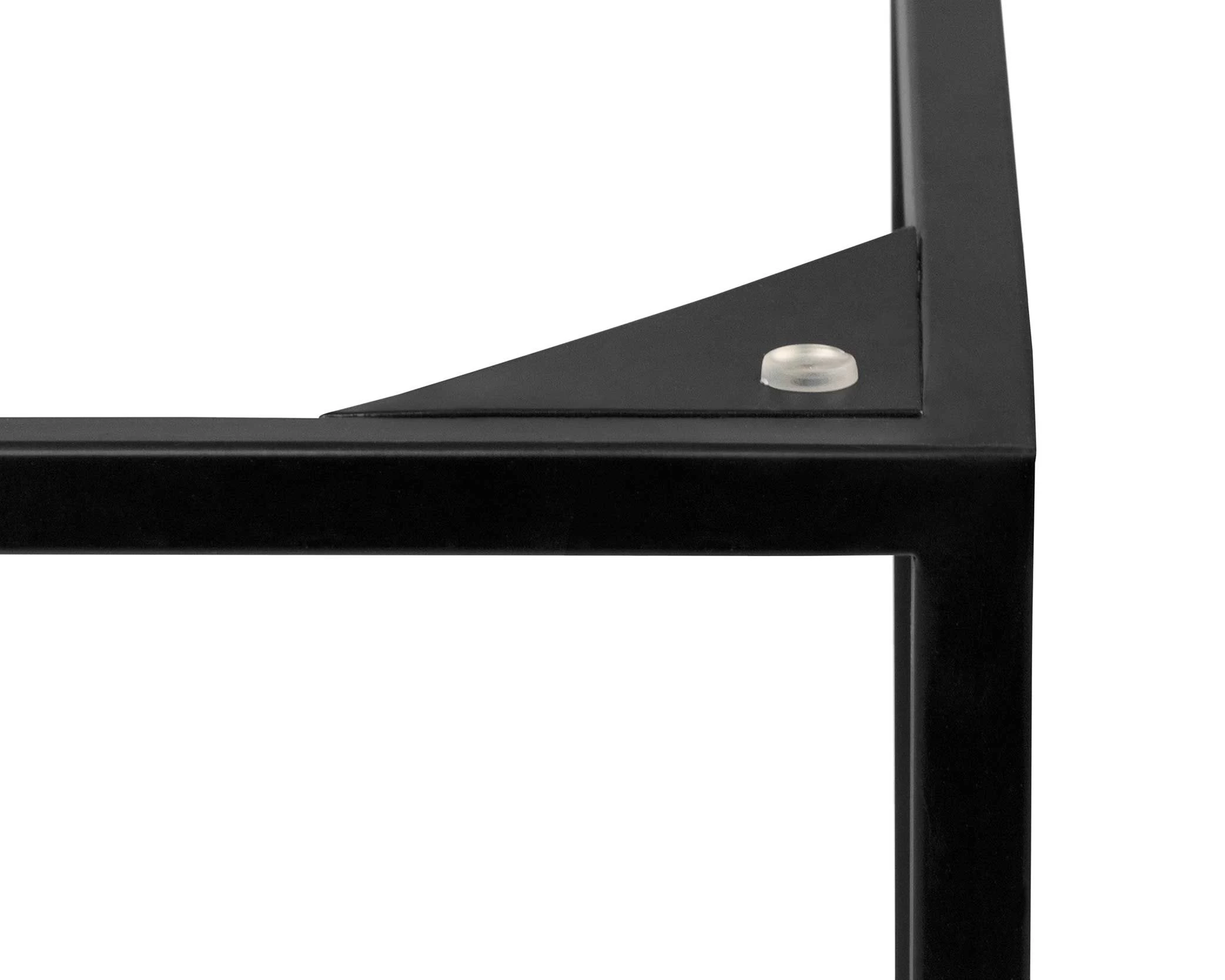 Bijzettafel Gleam 50x50 - Walnoot/staal 2 Bijzettafel Gleam 50x50 - Walnoot/staal - Afbeelding 2