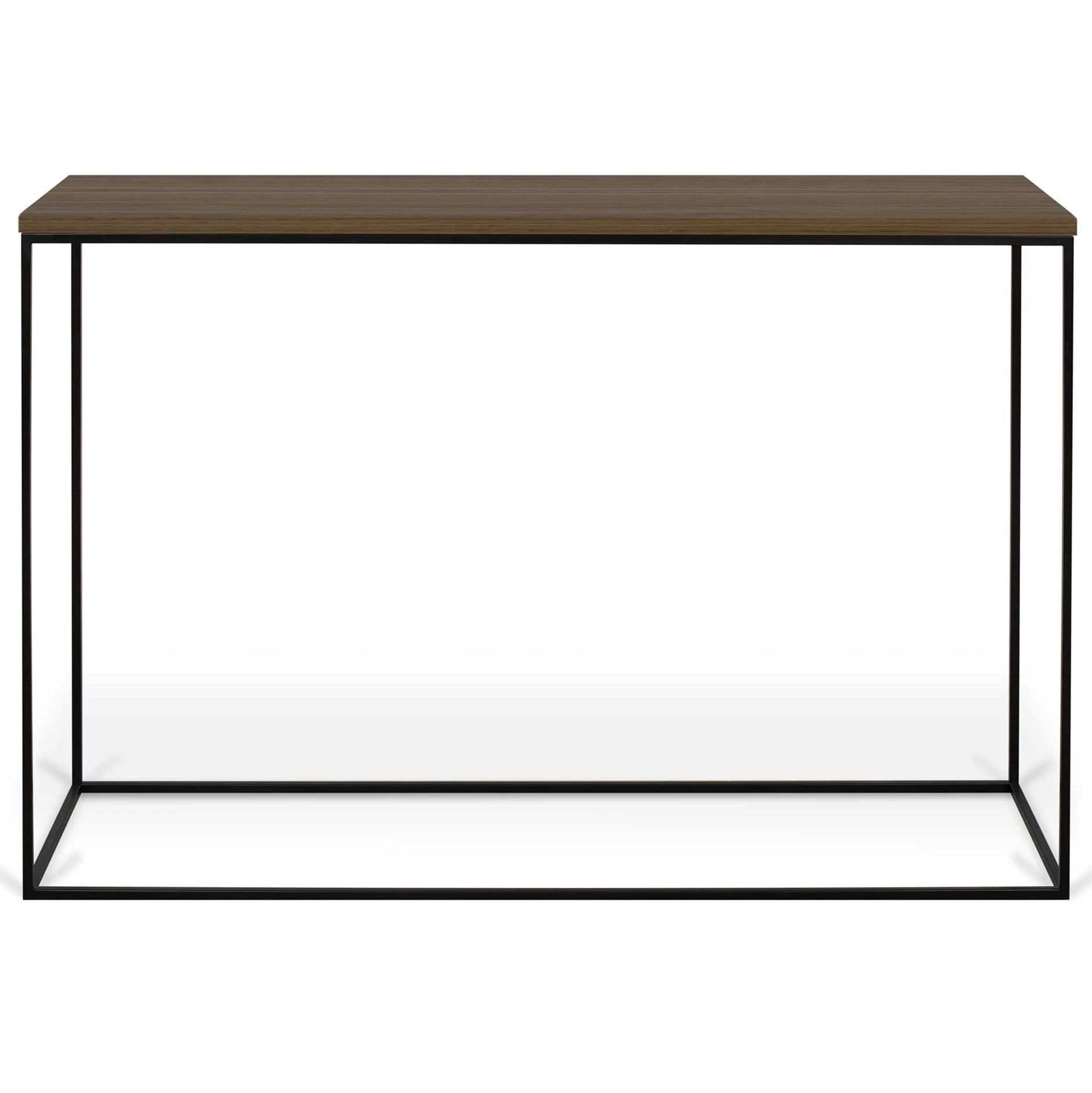Sidetable Gleam 120cm - Walnoot/staal 2 Sidetable Gleam 120cm - Walnoot/staal - Afbeelding 2