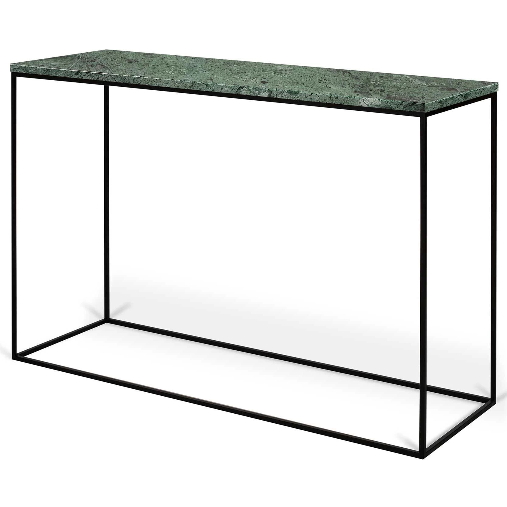 Sidetable Gleam 120cm - Groen Marmer/staal 1 Sidetable Gleam 120cm - Groen Marmer/staal