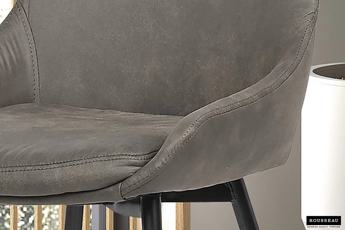 Eetkamerstoel Mirano-grijs 5 Eetkamerstoel Mirano-grijs - Afbeelding 5