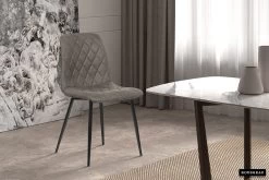 Eetkamerstoel Maletto-grijs -Collectie Woonkamermeubels 9612 3 a 5dfc