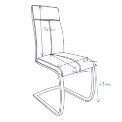 Sledestoel Elio - Cappuccino 7 Sledestoel Elio - Cappuccino -Collectie Woonkamermeubels 9615 1 2 14c9