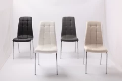 Eetkamerstoel Merlino - Grijs -Collectie Woonkamermeubels 9616 c7e3