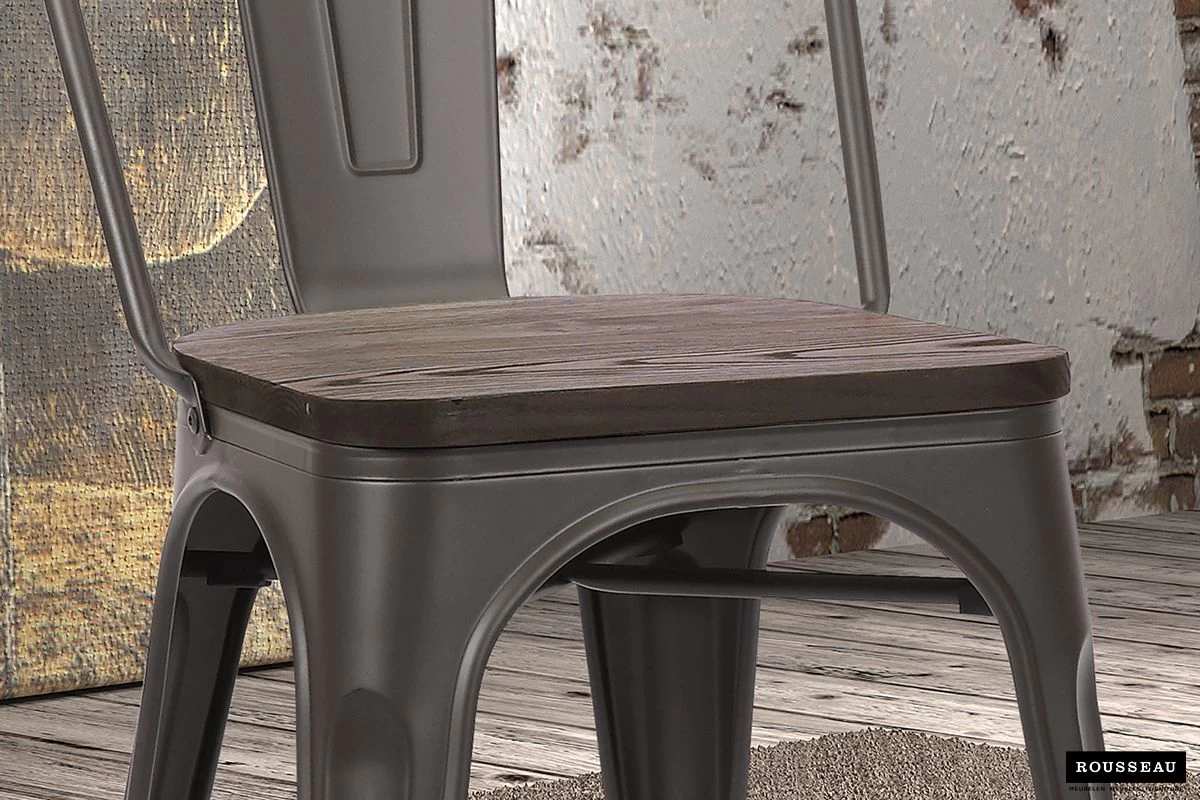 Stoel Victoria - Metaalkleur 5 Stoel Victoria - Metaalkleur - Afbeelding 5