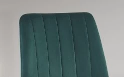 Eetkamerstoel Willie Velours - Groen/zwart -Collectie Woonkamermeubels 9660 1 d1 84a7