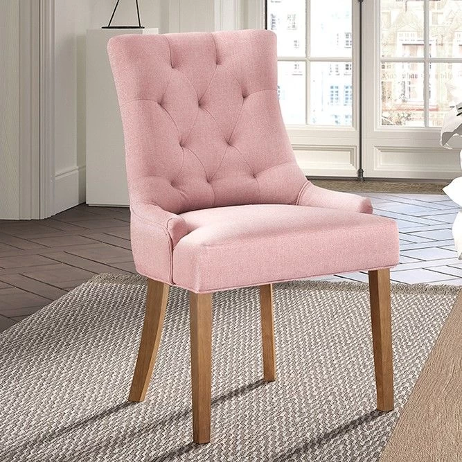 Eetkamerstoel Anny - Roze 1 Eetkamerstoel Anny - Roze