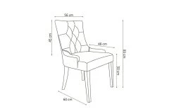 Stoel Christa Velours - Grijs/witte Poten 9 Stoel Christa Velours - Grijs/witte Poten -Collectie Woonkamermeubels 9702 9703 2 9ea7