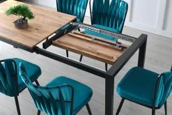 Eettafel Met Melamine Coating | Metalen Poten | 120-187cm Breedte | Atlantic Pine 14 Eettafel Met Melamine Coating | Metalen Poten | 120-187cm Breedte | Atlantic Pine -Collectie Woonkamermeubels 974NMB1161 20 205 5e55