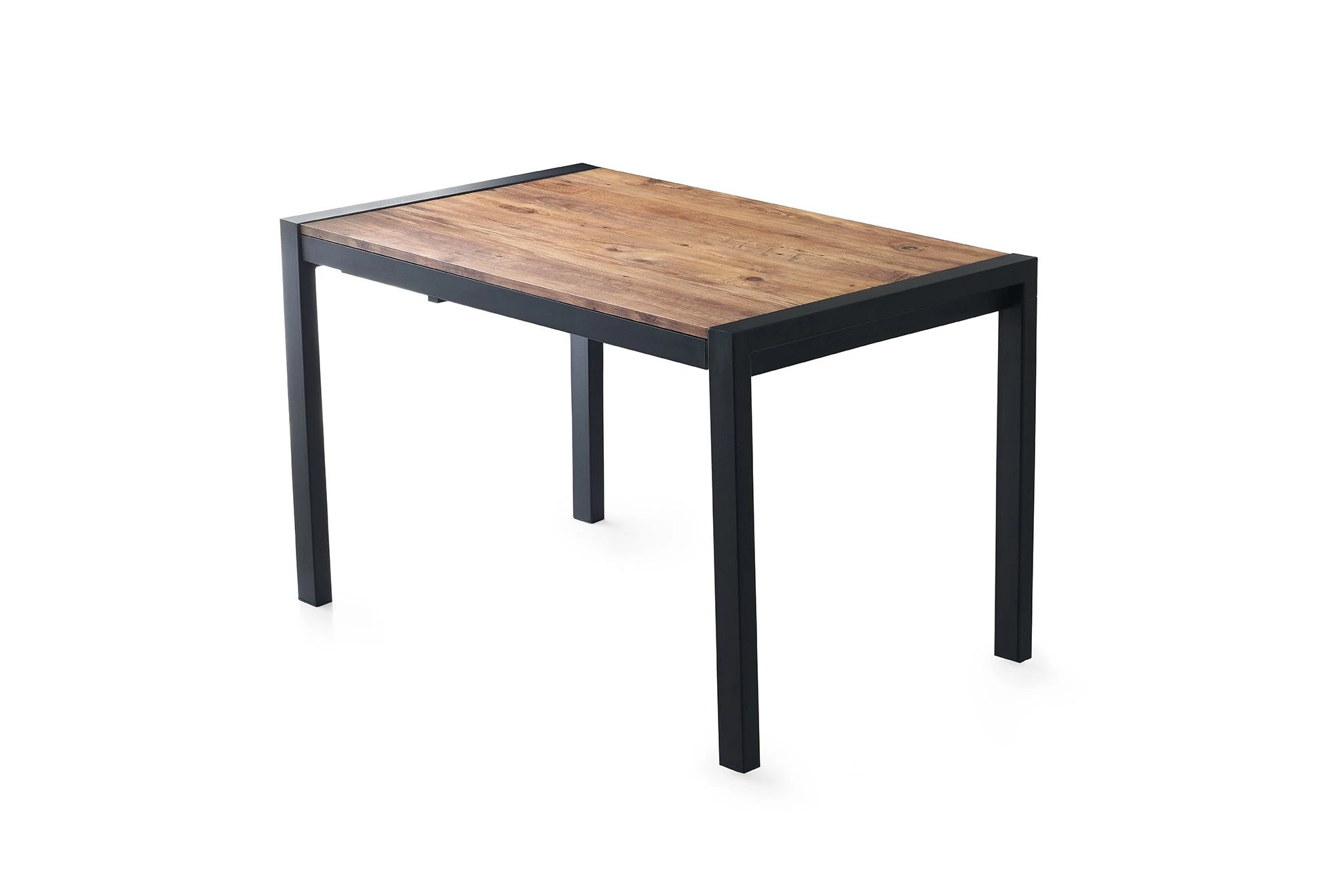 Eettafel Met Melamine Coating | Metalen Poten | 120-187cm Breedte | Atlantic Pine 5 Eettafel Met Melamine Coating | Metalen Poten | 120-187cm Breedte | Atlantic Pine - Afbeelding 5