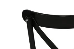 Vella Stoel Set | 4 Stuks | Melamine Gecoat | Metalen Poten | 42x81x40cm -Collectie Woonkamermeubels 974NMB1215 20 206 4068