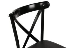 Vella Stoel Set | 4 Stuks | Melamine Gecoat | Metalen Poten | 42x81x40cm -Collectie Woonkamermeubels 974NMB1215 20 207 d2e7