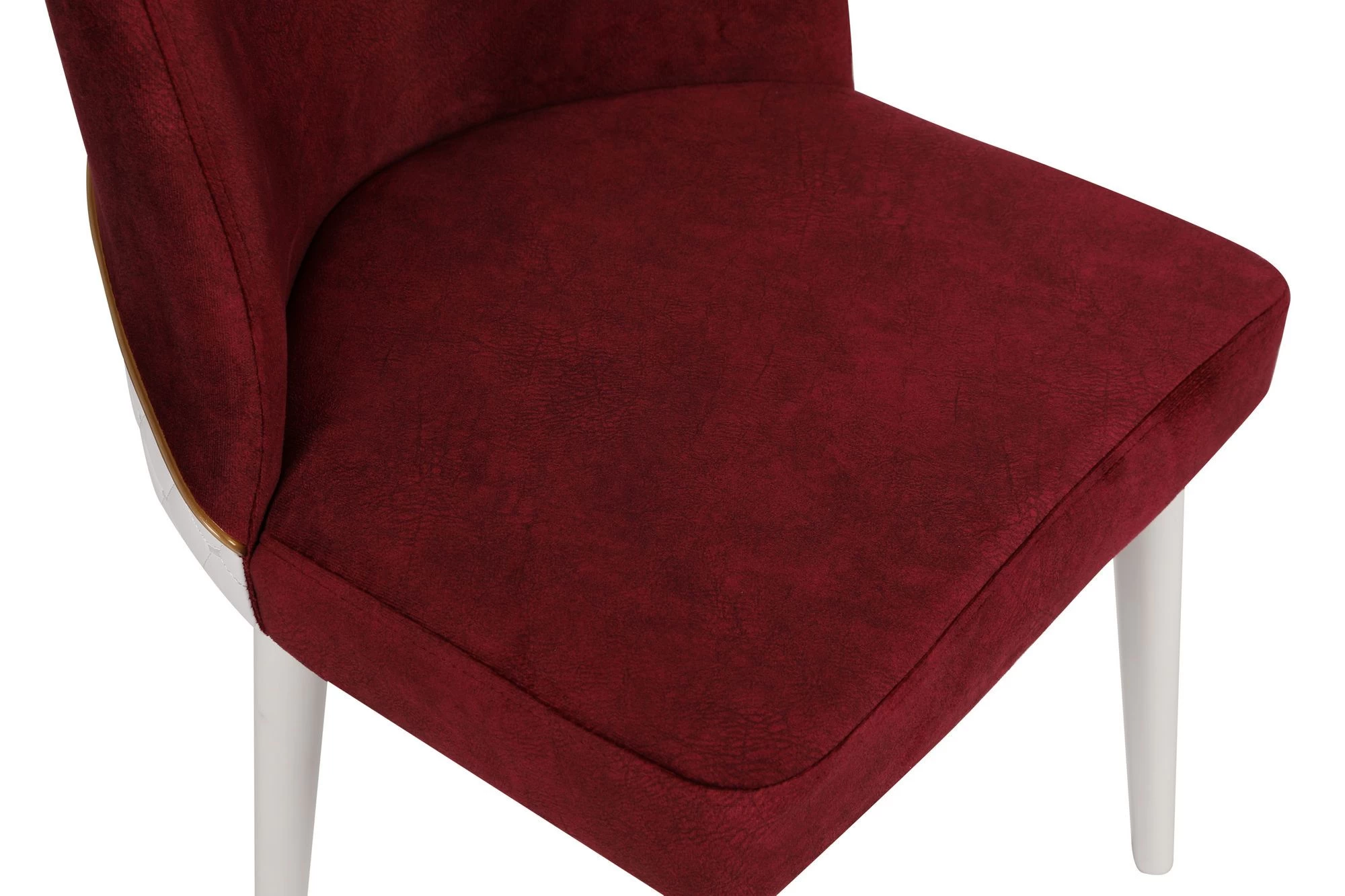 Vella Stoel Set - Metalen Frame, Fluwelen Stof, Haagbeukenhouten Poten 4 Vella Stoel Set - Metalen Frame, Fluwelen Stof, Haagbeukenhouten Poten - Afbeelding 4