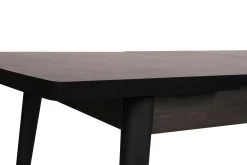 Vella Eettafel | Melamine Gecoat | Plastic Poten | 130 30x79x80 Cm | 50 Kg | Zwart -Collectie Woonkamermeubels 974NMB1507 20 2011 43c5