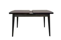 Vella Eettafel | Melamine Gecoat | Plastic Poten | 130 30x79x80 Cm | 50 Kg | Zwart -Collectie Woonkamermeubels 974NMB1507 20 2015 fa6b