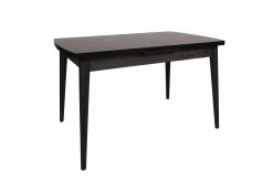 Vella Eettafel | Melamine Gecoat | Plastic Poten | 130 30x79x80 Cm | 50 Kg | Zwart -Collectie Woonkamermeubels 974NMB1507 20 203 9e56
