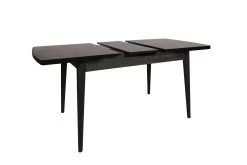 Vella Eettafel | Melamine Gecoat | Plastic Poten | 130 30x79x80 Cm | 50 Kg | Zwart -Collectie Woonkamermeubels 974NMB1507 20 206 ab98