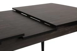 Vella Eettafel | Melamine Gecoat | Plastic Poten | 130 30x79x80 Cm | 50 Kg | Zwart -Collectie Woonkamermeubels 974NMB1507 20 208 70ee