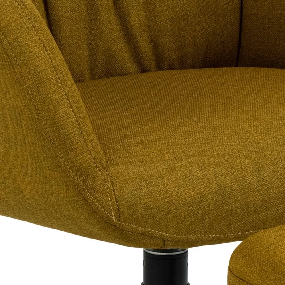 Relaxfauteuil Harper - Okergeel 3 Relaxfauteuil Harper - Okergeel - Afbeelding 3