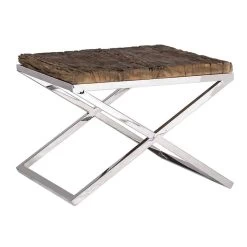 RICHMOND Bijzettafel Kensington 60x60cm - Bruin/zilver 29 RICHMOND Bijzettafel Kensington 60x60cm - Bruin/zilver -Collectie Woonkamermeubels 9852 1 ca63