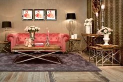 RICHMOND Bijzettafel Kensington 60x60cm - Bruin/zilver 18 RICHMOND Bijzettafel Kensington 60x60cm - Bruin/zilver -Collectie Woonkamermeubels 9853 S4371 9852 9850 10 1bd5