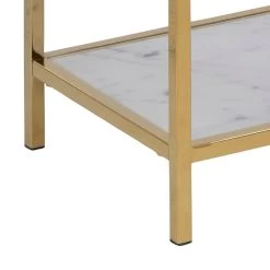 Sidetable Alisma 70x30cm 1 Legplank - Wit Marmer/ Goud -Collectie Woonkamermeubels 99525BE8 E176 4BA2 B9C2 1DE465576D46 cd11