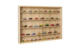 Vitrine Collecty | 80 X 9,5 X 60 Cm | Spaanplaathout | Zandkleur -Collectie Woonkamermeubels 99800765 02 f29f