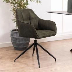 Draaistoel Birgen - Olijfgroen