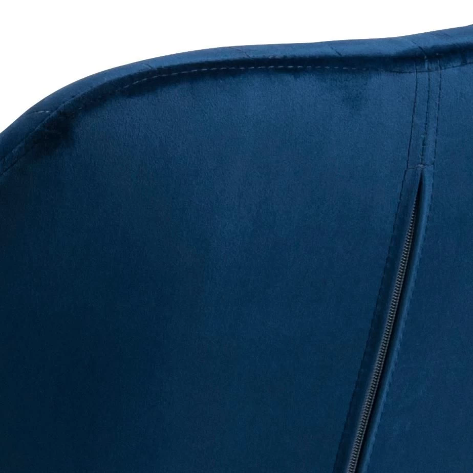 Armstoel Hermeline - Donkerblauw/eik 2 Armstoel Hermeline - Donkerblauw/eik - Afbeelding 2