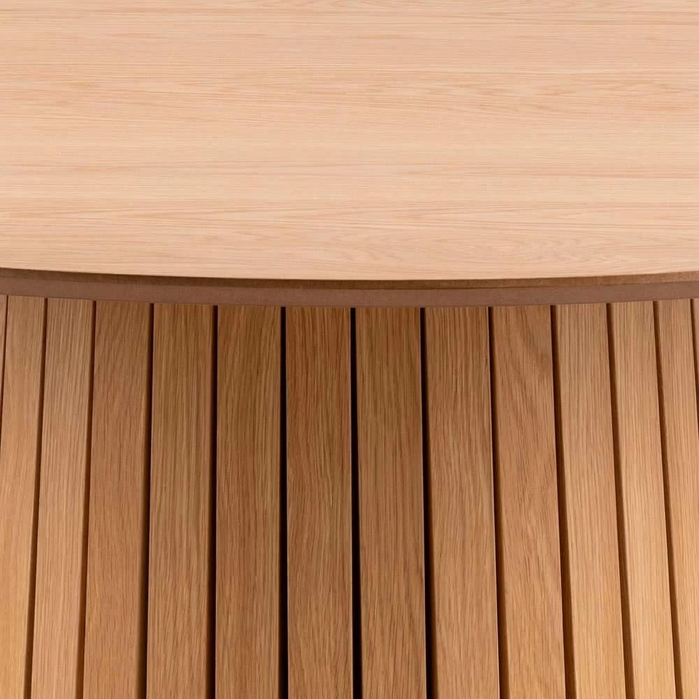 Ronde Eettafel Krishna Ø120cm - Eikfineer 3 Ronde Eettafel Krishna Ø120cm - Eikfineer - Afbeelding 3