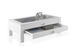 Salontafel Cancelo 110cm Met 2 Lades - Wit -Collectie Woonkamermeubels A8 Fabian offen 2 83 661 17 4da8