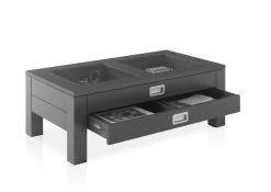 Salontafel Yadran 110cm Met 2 Lades - Grijs -Collectie Woonkamermeubels A8 Florian offen 1 83 664 C0 741a