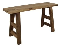 Decoratieve Bank Sambi 80cm - Oud Teakhout 6 Decoratieve Bank Sambi 80cm - Oud Teakhout -Collectie Woonkamermeubels AMBOW 80 1 c731