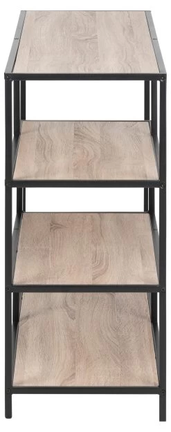 Rek Seaford Met 3 Zwevende Legplanken - Sonoma-eik/zwart -Collectie Woonkamermeubels B0147608 484A 48C0 9C4B 0C6028EDB16F a862