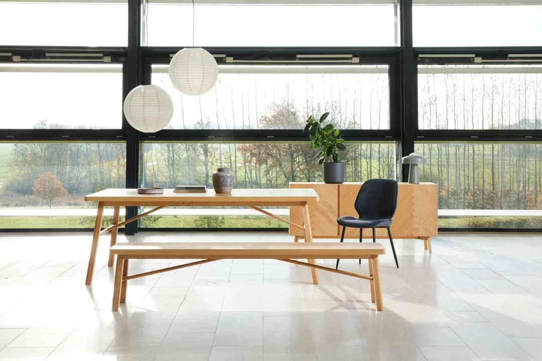 Eetkamerbank Gaelle 200cm - Eik 7 Eetkamerbank Gaelle 200cm - Eik - Afbeelding 7