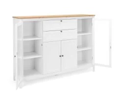 Buffetkast Berge 4 Deuren & 2 Lades - Wit/eik 18 Buffetkast Berge 4 Deuren & 2 Lades - Wit/eik -Collectie Woonkamermeubels Bergen 52 perspektive ge ffnet 1 5312