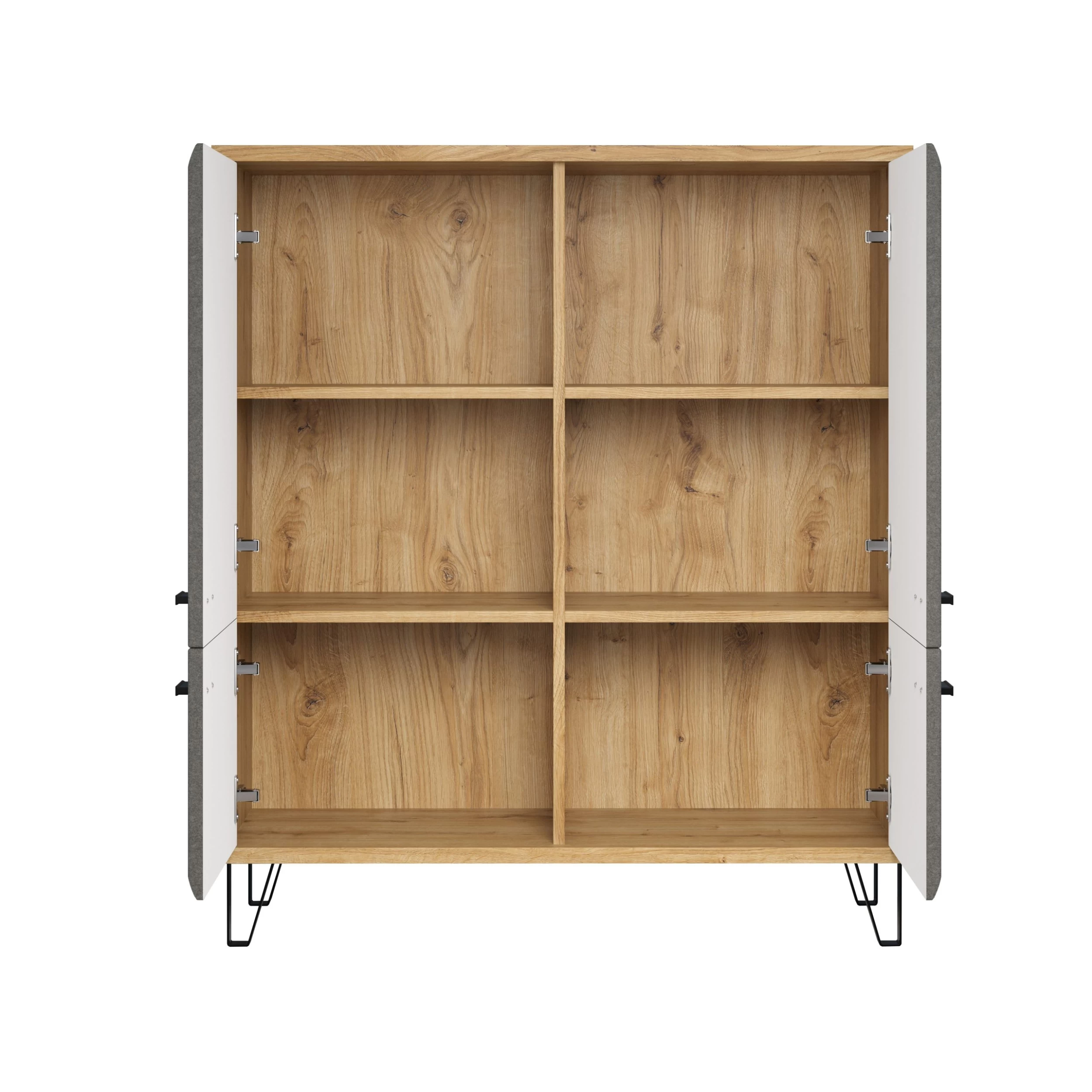 Kabinetkast Blanshe | 98 X 42 X 112 Cm | Navarra Oak-design - Afbeelding 6