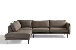 Hoekbank Boudi Links - Grijs -Collectie Woonkamermeubels Bounty 2L db79