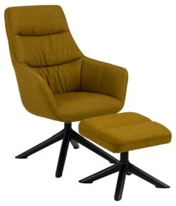 Relaxfauteuil Harper - Okergeel