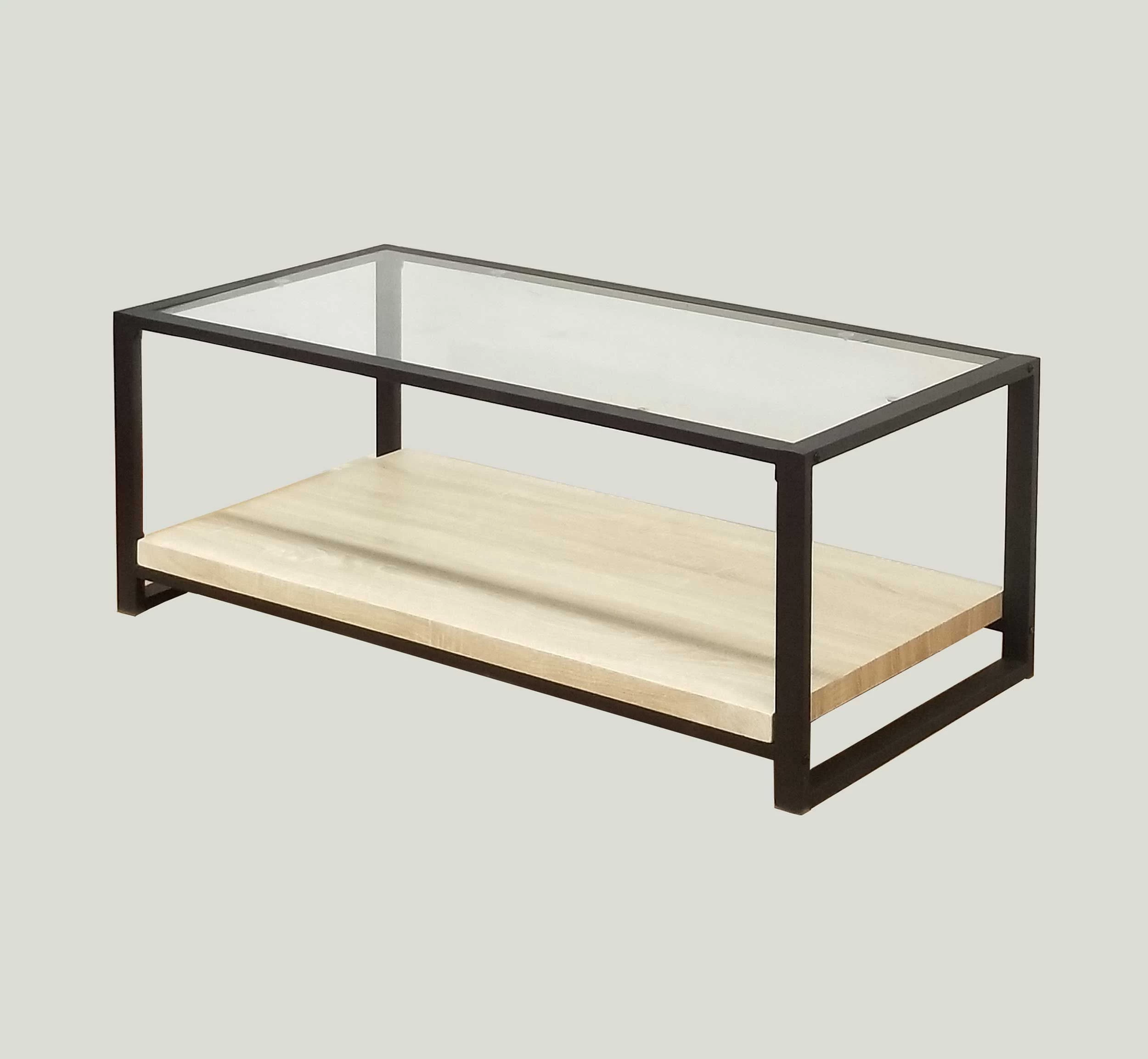 Salontafel Colley 120cm - Eik/zwart 3 Salontafel Colley 120cm - Eik/zwart - Afbeelding 3