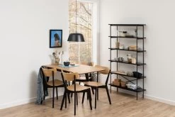 Eettafel Rover 80/120x80 - Eik/zwart 16 Eettafel Rover 80/120x80 - Eik/zwart -Collectie Woonkamermeubels D140F898 A8EF 4335 A2A9 CA921DA868A2 80cc