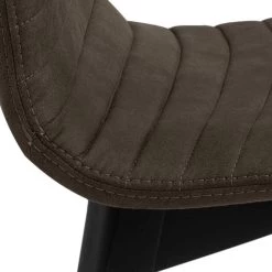 Stijlvolle Armosa Eetkamerstoel: Preston Antraciet, Zwart Eiken Onderstel -Collectie Woonkamermeubels D2A64164 0FB1 46B6 989F 2E0579815035 c1ee