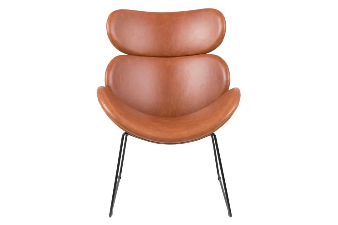 Fauteuil Cazari - Bruin/zwart 5 Fauteuil Cazari - Bruin/zwart - Afbeelding 5