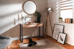 Sidetable Damon 100cm 2 Lades - Eik/antraciet 22 Sidetable Damon 100cm 2 Lades - Eik/antraciet -Collectie Woonkamermeubels Denver 44 Halbambiente Perspektive hell c252