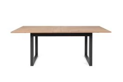 Verlengbare Eettafel Damon 160/200x90 - Artisan Eik/antraciet 11 Verlengbare Eettafel Damon 160/200x90 - Artisan Eik/antraciet -Collectie Woonkamermeubels Denver 50 Esstisch ao frontal offen 2 ff0a